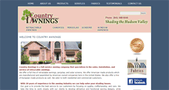 Desktop Screenshot of countryawnings.com