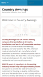 Mobile Screenshot of countryawnings.com