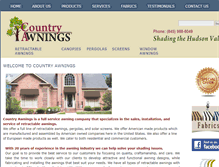 Tablet Screenshot of countryawnings.com